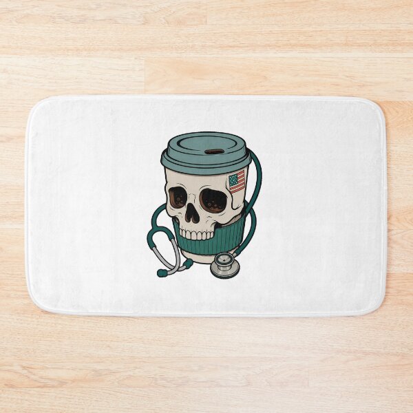 Item preview, Patriotic Nurse Skull Coffee Cup Edgy Medical Humor designed and sold by chattsuede.