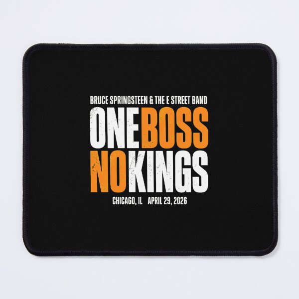 Item preview, Bruce Springsteen Chicago Concert 2026 One Boss No Kings-45 designed and sold by NiamhSmithCute.