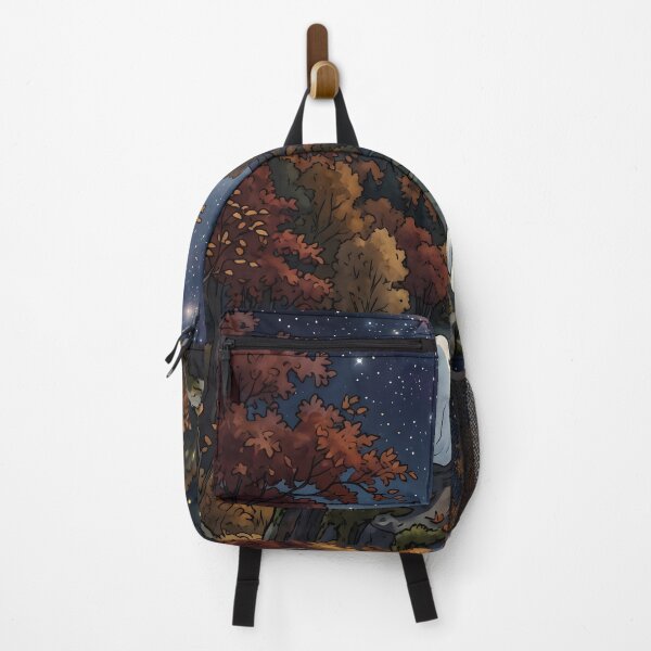 Item preview, 80s Retro Anime Forest Landscape | Autumn, Fall, Ghost, Halloween designed and sold by Animania-AnimeS.