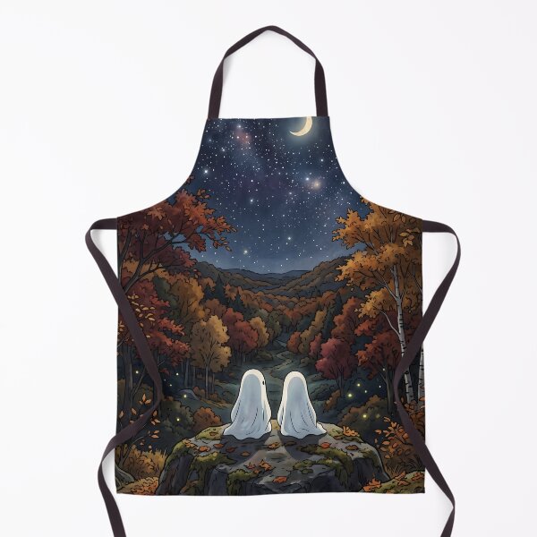 Item preview, 80s Retro Anime Forest Landscape | Autumn, Fall, Ghost, Halloween designed and sold by Animania-AnimeS.