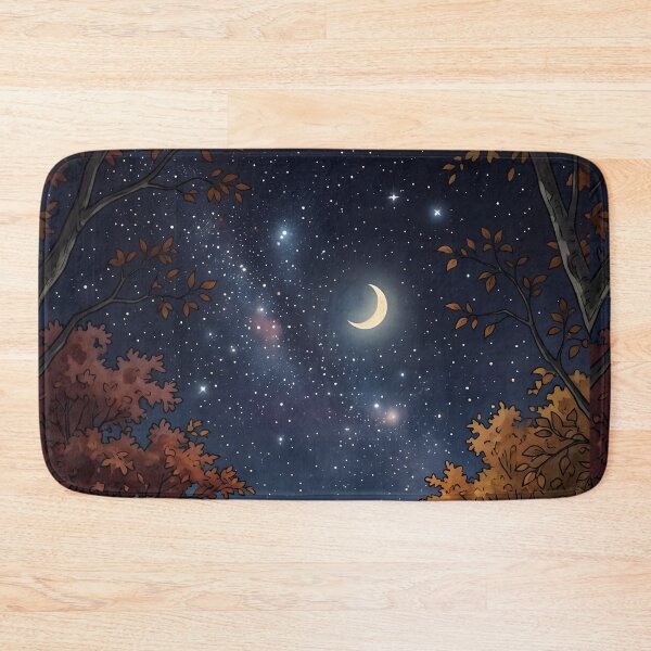 Item preview, 80s Retro Anime Forest Landscape | Autumn, Fall, Ghost, Halloween designed and sold by Animania-AnimeS.