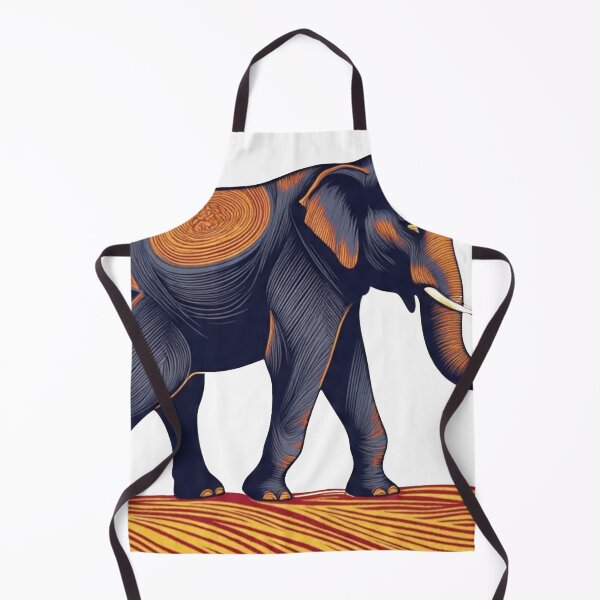 Item preview, Vintage Elephant Line Art Wildlife Illustration designed and sold by Print Print On.