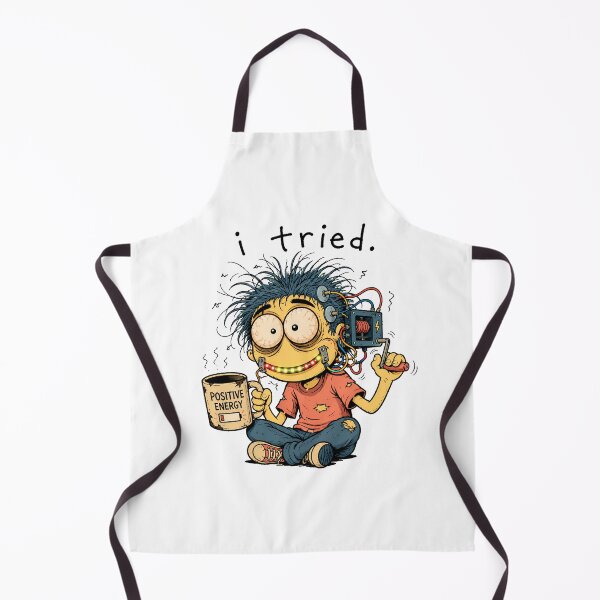 Item preview, I Tried Positive Energy Burnout Humor Caffeine designed and sold by chattsuede.