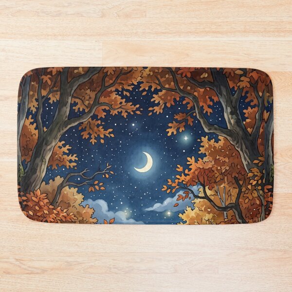 Item preview, 80s Retro Anime Forest Landscape | Autumn, Fall, Ghost, Halloween designed and sold by Animania-AnimeS.