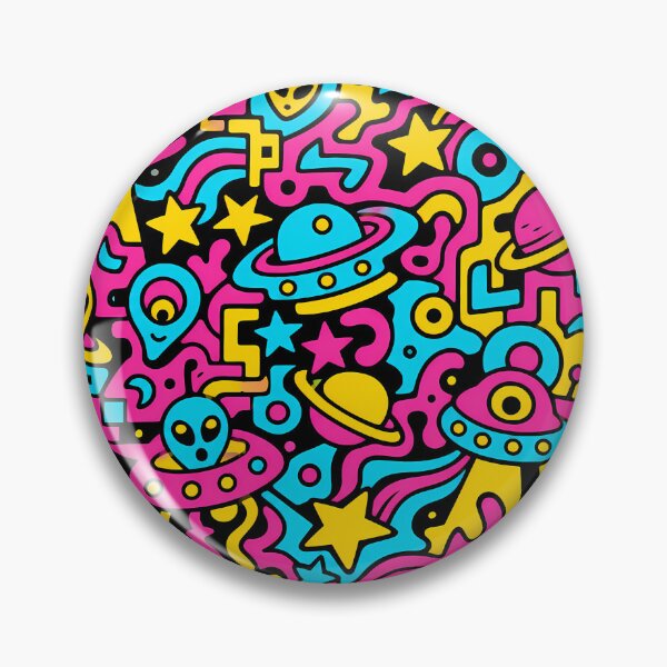 Item preview, The Cosmic Pop-Art Alien Labyrinth designed and sold by Thai Vibe Studio.