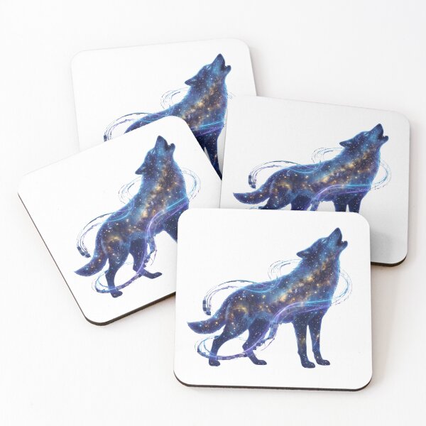 Item preview, Cosmic Wolf Howl designed and sold by Aliumcollection.
