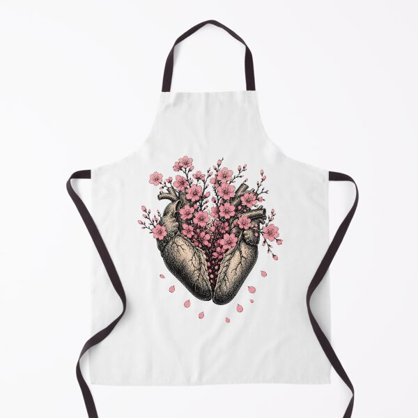 Item preview, Anatomical Heart Cherry Blossom Dark Academia Botanical designed and sold by chattsuede.
