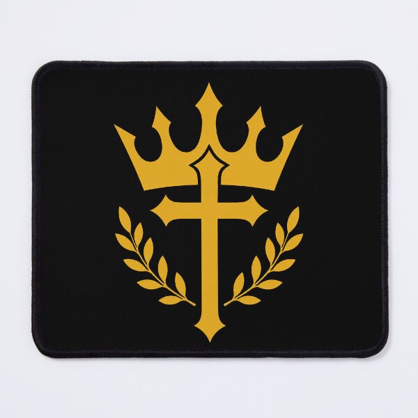 Item preview, gold crown cross designed and sold by OCD_JESSICA.