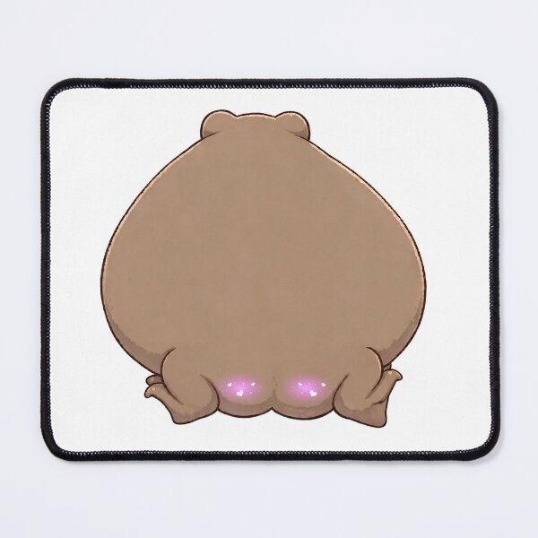 Item preview, Chubby Frog Butt with Sparkly Blush - Cute Kawaii Frog Butt designed and sold by Neurospicy Trolls.