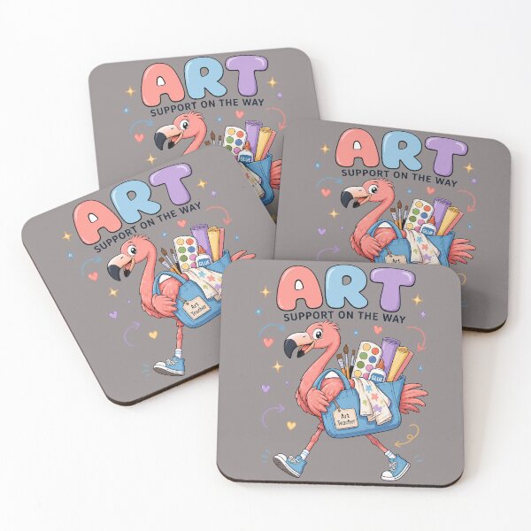 Item preview, Art Teacher Flamingo Support designed and sold by MOCH- ART.