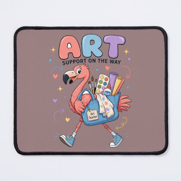 Item preview, Art Teacher Flamingo Support designed and sold by MOCH- ART.
