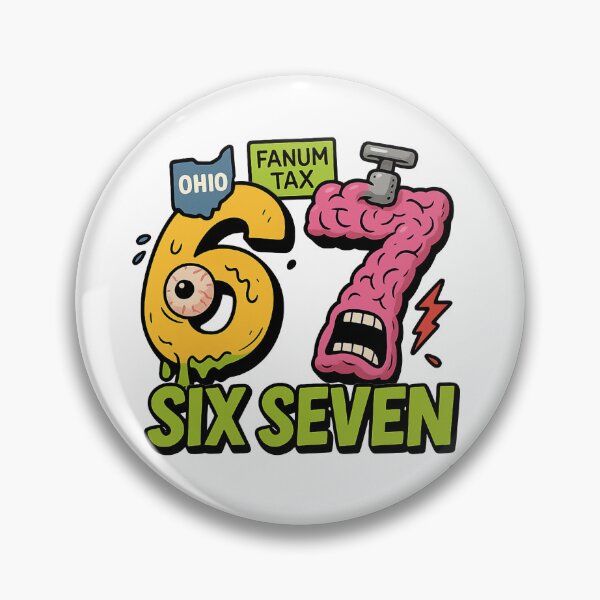 Item preview, Surreal Brainrot Meme Six Seven Ohio designed and sold by Partoon-dp.