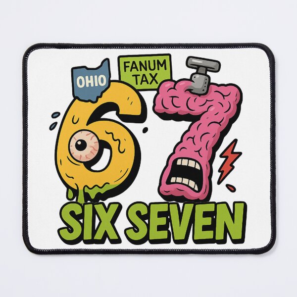 Item preview, Surreal Brainrot Meme Six Seven Ohio designed and sold by Partoon-dp.