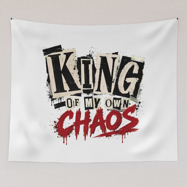Item preview, King Of My Own Chaos Grunge Punk Collage designed and sold by chattsuede.