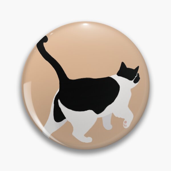 Item preview, Happy Tuxedo Cat Walking Away designed and sold by You Store.