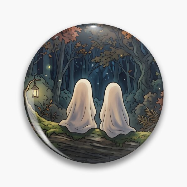 Item preview, 80s Retro Anime Forest Landscape | Autumn, Fall, Ghost, Halloween designed and sold by Animania-AnimeS.