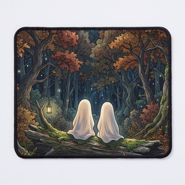 Item preview, 80s Retro Anime Forest Landscape | Autumn, Fall, Ghost, Halloween designed and sold by Animania-AnimeS.
