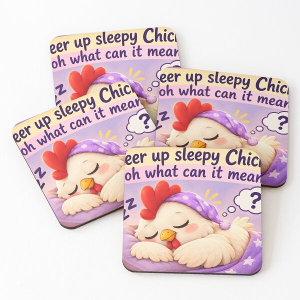 Item preview, Cheer up sleepy chicken designed and sold by AllRoundTees.
