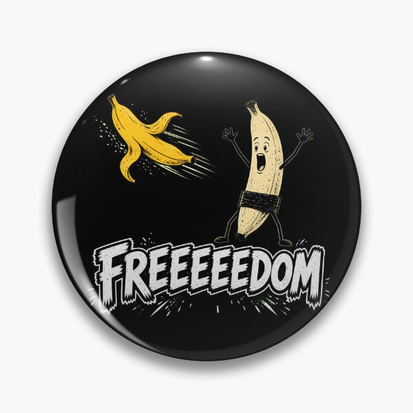 Artikelvorschau, FREIHEIT Bananen-Cartoon-Flucht Lustige Grafik entworfen und verkauft von TshirtsOnline-.