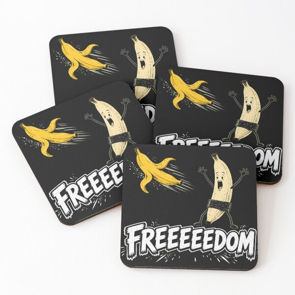 Item preview, FREEEEEDOM Banana Cartoon Escape Funny Graphic designed and sold by TshirtsOnline-.