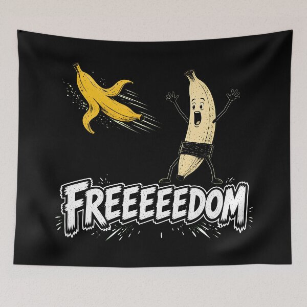Item preview, FREEEEEDOM Banana Cartoon Escape Funny Graphic designed and sold by TshirtsOnline-.