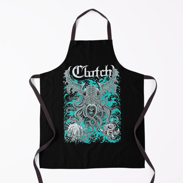 Item preview, Clutch Cthulhu Tentacle Monster Teal Waves -5 designed and sold by NiamhSmithCute.