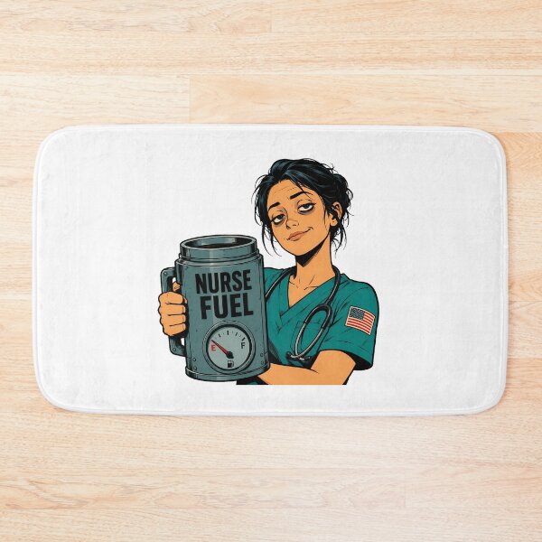 Item preview, Nurse Fuel Coffee Comic Book Tired Nurse designed and sold by chattsuede.