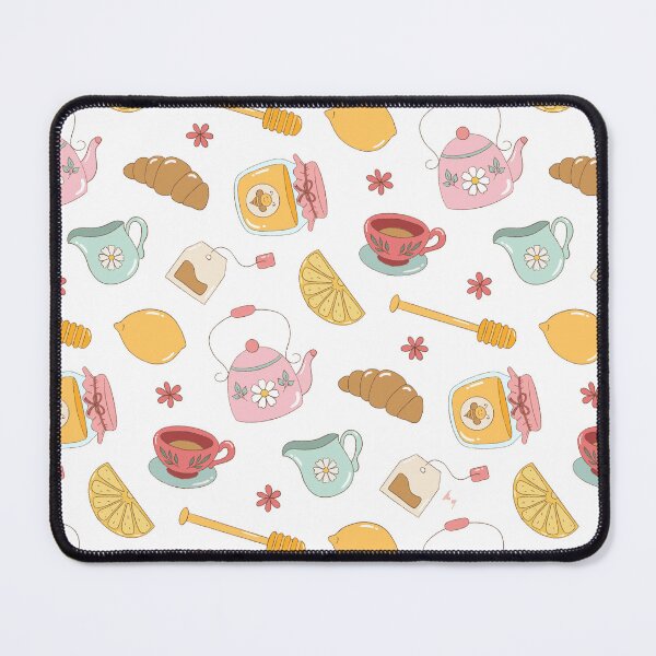 Item preview, Cozy Tea Time — Hand-Drawn Tea & Lemon Seamless Pattern designed and sold by Olive Lane Creative.
