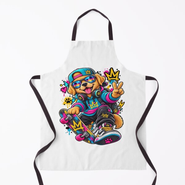 Item preview, Skater Dog Graffiti Streetwear Character designed and sold by JMDG Studio.
