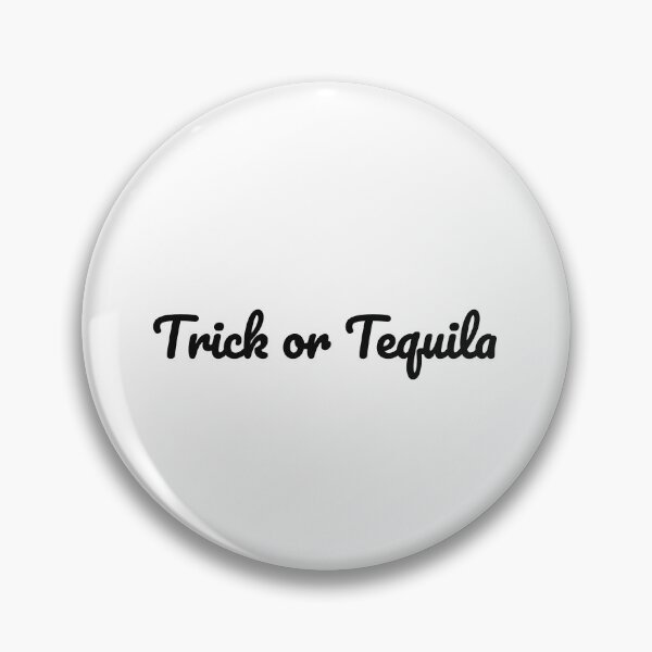 Item preview, Trick or Tequila Funny Halloween Tee designed and sold by low battery meme design.