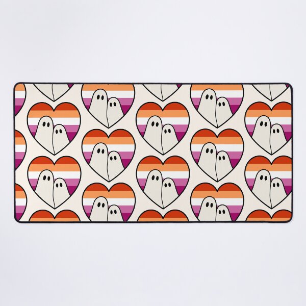 Item preview, Lesbian Ghost Couple – Halloween LGBTQ Pride Heart designed and sold by Cannaxes Studio.