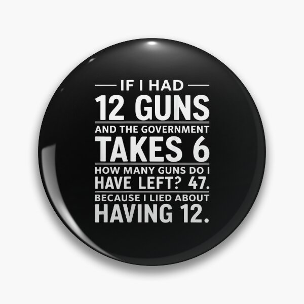 Item preview, If I Had 12 Guns Math Joke Funny 2nd Amendment 2A Patriotic designed and sold by Rahamkshop.