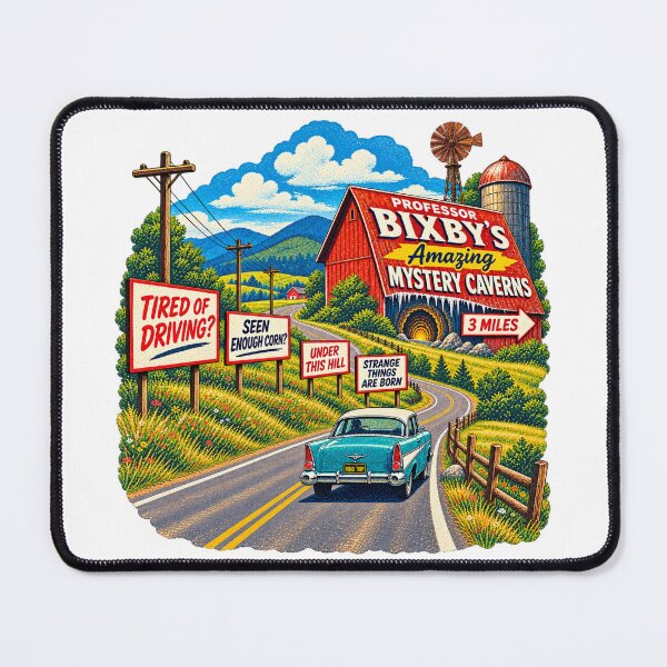 Item preview, Bixby’s Mystery Caverns – Roadside Americana designed and sold by Past in Threads.