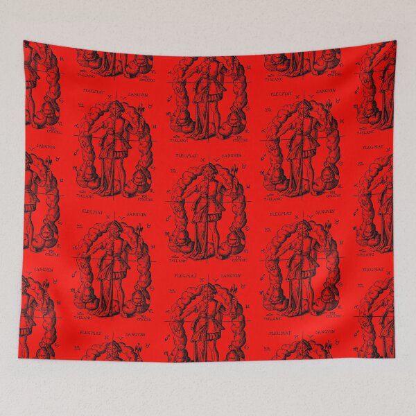 Item preview, Early Woodcut Medical History Theory of Four Humors designed and sold by Pixelchicken.