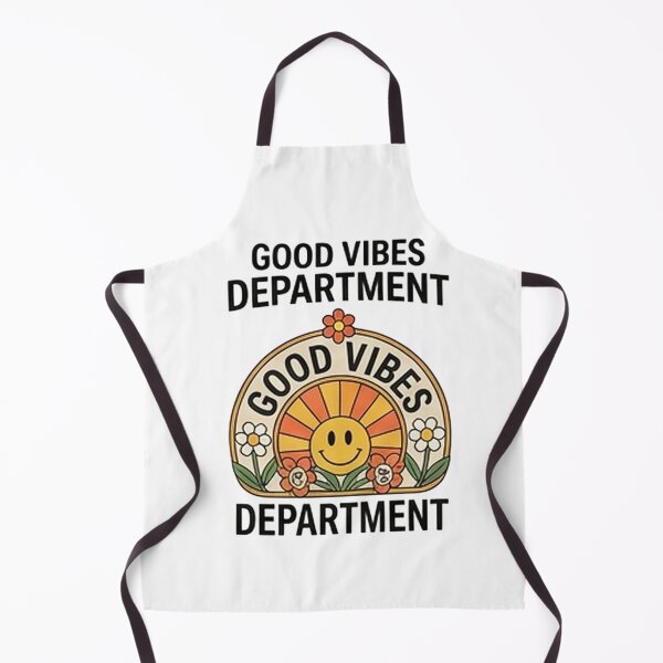 Item preview, Good Vibes Department — Retro 70s Positive Energy Design designed and sold by Tipsy24.