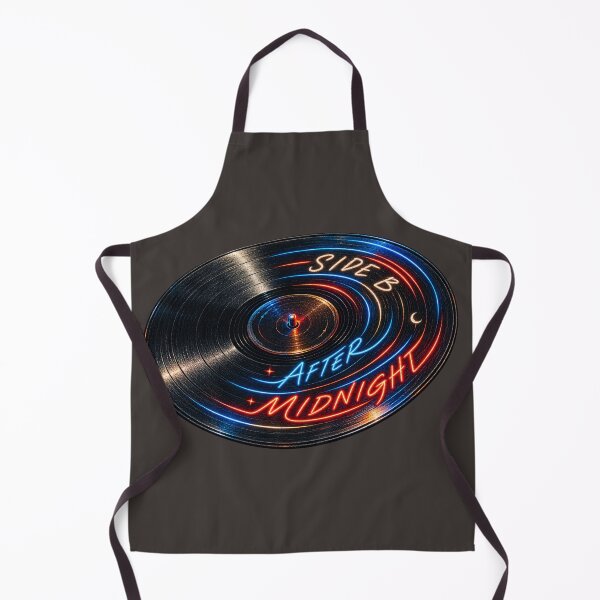 Item preview, Side B After Midnight – Minimal Neon Vinyl designed and sold by Golden Era Studio.