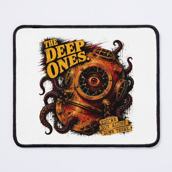 Item preview, Deep Ones Diving Helmet Cosmic Horror Lovecraft Fan designed and sold by chattsuede.