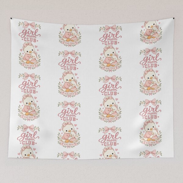 Item preview, Girl Mom Club Cute Duck Design designed and sold by TheOriginalCozyDuck.