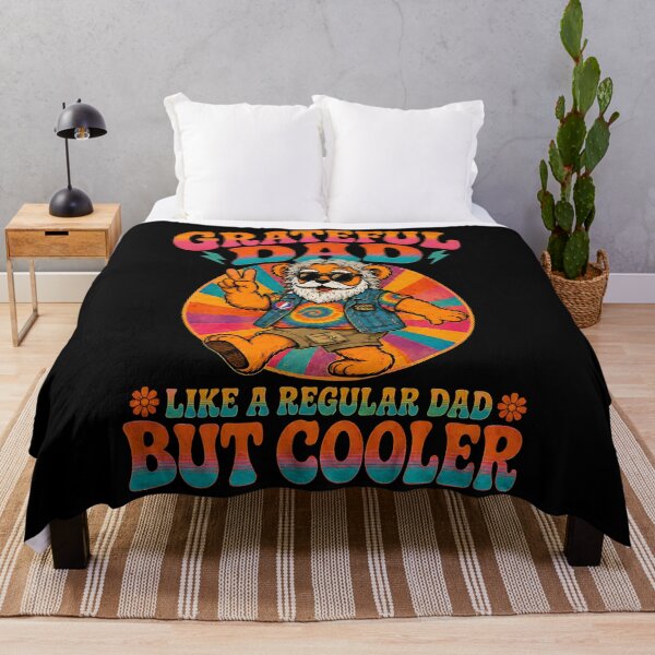 Item preview, Jerry Grateful Dad Like A Regular Dad But Cooler Retro Bear designed and sold by zwawji.