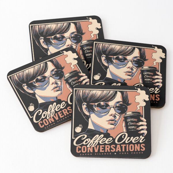 Item preview, Coffee Over Conversations designed and sold by StockAnime.