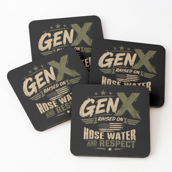 Item preview, Gen X Raised On Hose Water And Respect Generation X American Patriot designed and sold by HumansStuck12.