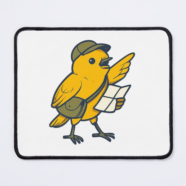 Item preview, Hotspot Warbler Birding Character Design designed and sold by Ainbowz-Artwork.