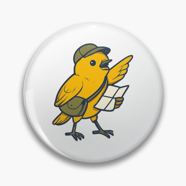 Item preview, Hotspot Warbler Birding Character Design designed and sold by Ainbowz-Artwork.