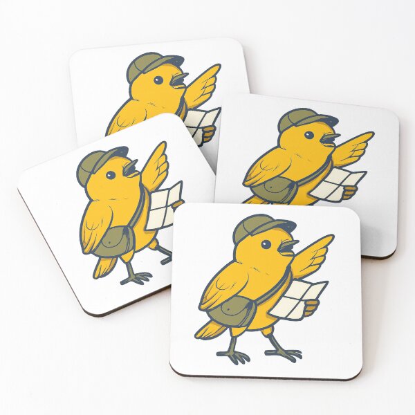 Item preview, Hotspot Warbler Birding Character Design designed and sold by Ainbowz-Artwork.