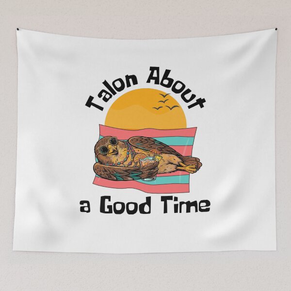 Item preview, Talon About a Good Time | Funny Hawk Birdwatching Summer Design | Birdwatching Pun Twitcher designed and sold by Neurospicy Trolls.