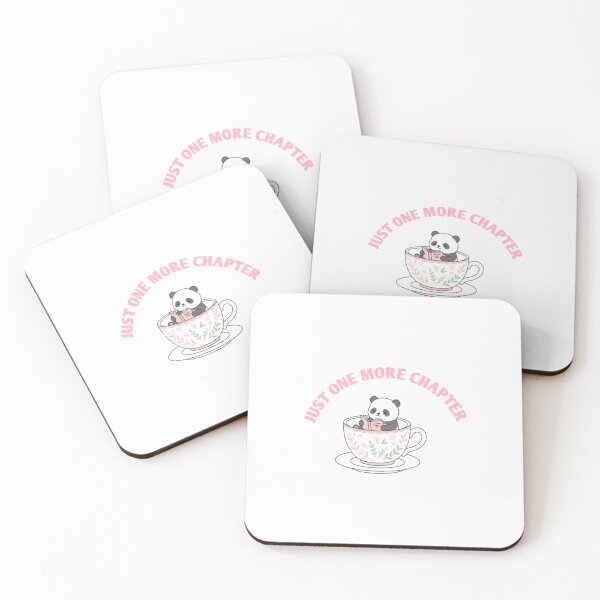 Item preview, Just One More Chapter Cute Panda Reading Book in Teacup - Kawaii Book Lover Gift designed and sold by TrendVault USA.