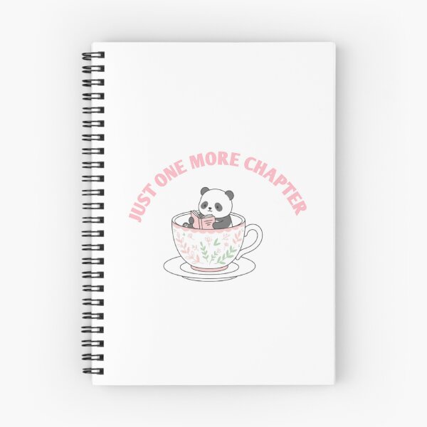 Item preview, Just One More Chapter Cute Panda Reading Book in Teacup - Kawaii Book Lover Gift designed and sold by TrendVault USA.