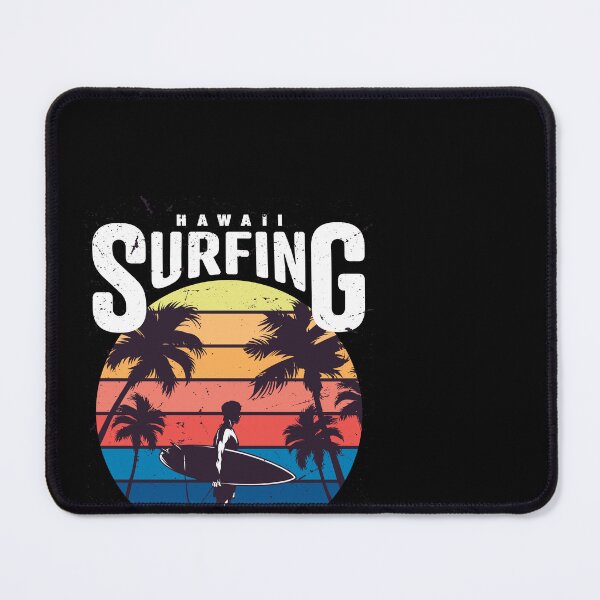 Item preview, Vintage Hawaii Surfing - Retro Retro Sunset & Tropical Beach Wave Design designed and sold by DesignsCornerCo.