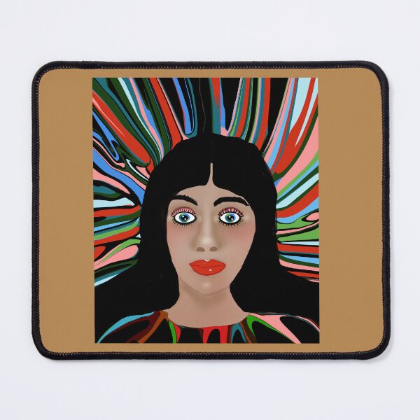 Item preview, Colorful Surreal Portrait designed and sold by Elaine M Hayward .