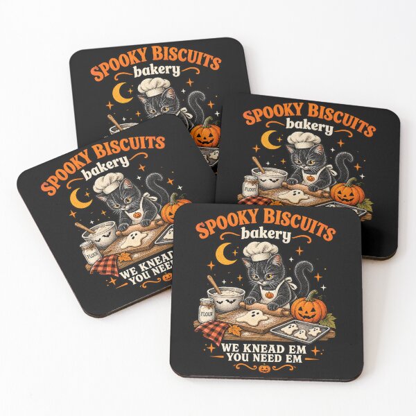 Item preview, Spooky Biscuits Bakery Cat – Cute Halloween Baking Black Cat designed and sold by will freed18.
